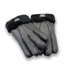 Mens Gloves Leather Black