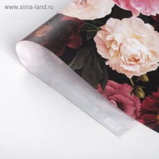 Бумага крафтовая «Цветы», 50 × 70 см