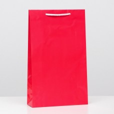 Пакет ламинированный, красный, 24,8 х 9 х 40,5 см