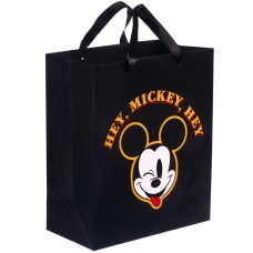 Пакет ламинированный вертикальный, "Hey Mickey Hey" Микки Маус, 23х27х11 см