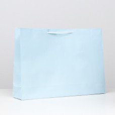 Пакет ламинированный, голубой, 38 х 53,5 х 13 см
