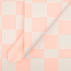Пленка для цветов "Шахматка", розовая, 0,58 х 0,58 м