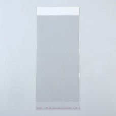 Пакет БОПП с клеевым клапаном, прозрачный 20 х 40/4 cм, еврослот, 30 мкм
