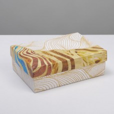 Коробка складная «Текстура»,  21 × 15 × 7 см