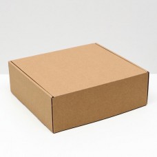 Коробка самосборная, крафт, 27,5 х 26 х 9,5 см