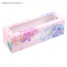 Коробка для макарун «Good day», 5.5 × 18 × 5.5 см