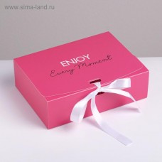 Коробка складная подарочная «Поздравляю», 16.5 × 12.5 × 5 см