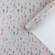 Бумага упаковочная крафтовая «Полевые цветы», 70 × 100 см