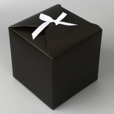 Коробка складная «Черный», 18 х 18 х 18 см