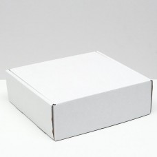 Коробка самосборная, белая, 24 х 23 х 8 см