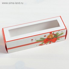 Коробка складная «Подарок» 18 х 5,5 х 5,5 см.