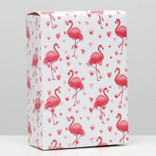 Коробка складная «Фламинго», 16 × 23 × 7,5 см