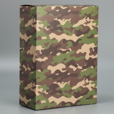 Коробка складная «Хаки», 22 × 30 × 10 см