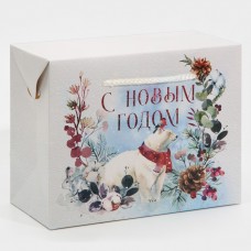 Пакет-коробка «Новогодняя сказка», 23 × 18 × 11 см