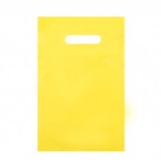 Пакет полиэтиленовый с вырубной ручкой, Желтый 30-40 См, 30 мкм
