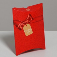 Коробка сборная фигурная «От всей души!», 11 × 8 × 2 см