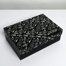Коробка складная «Лучшему мужчине», 30 × 20 × 9 см