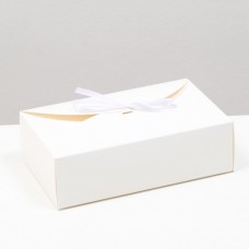 Коробка складная белая, 20 х 12 х 6 см