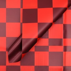 Пленка для цветов "Шахматка", красная, 0,58 х 0,58 м