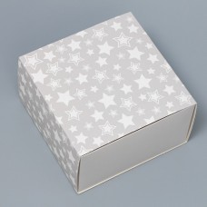 Коробка складная «Звёзды», 14 × 14 × 8 см