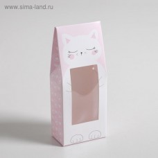 Коробка складная «Кот», 6 × 14,5 × 3,5 см