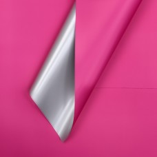 Плёнка двусторонняя цветная матовая 58 х 58 ±5% см, розовый, фиолетовый