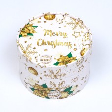 Коробка "Merry Christmas" завальцованная без окна ,13 х 8,5 см