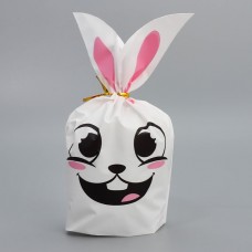 Мешок подарочный с ушками «Зайчишка», 12 × 22 см