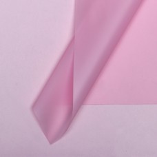 Пленка матовая однотонная, нежно - розовая №03, 58 х 58 см, 20 листов