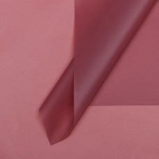 Пленка матовая однотонная, светло - красно - коричневая №18, 58 х 58 см, 20 листов