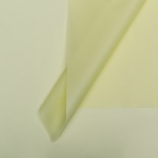 Пленка матовая однотонная, нежно - желтая №13, 58 х 58 см, 20 листов