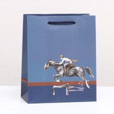 Пакет подарочный "Лошадь" 18 х 22,3 х 10 см