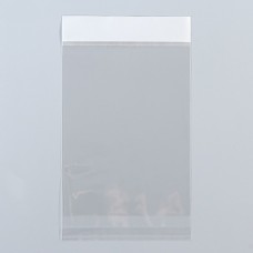 Пакет БОПП с клеевым клапаном, прозрачный 14 х 16/4 см, 30 мкм