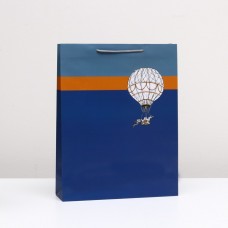 Пакет подарочный "Воздушный шар" 33 х 42,5 х 10 см