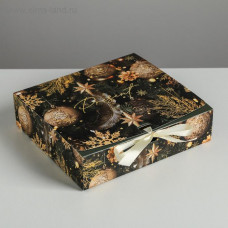 Складная коробка подарочная «Сказочного нового года», 20 × 18 × 5 см