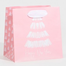 Пакет ламинированный квадратный «Любовь и добро», 14 × 14 × 9 см