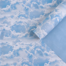 Бумага крафтовая двусторонняя «Облака», 50 х 70 см