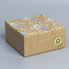 Коробка сборная «Веселья», 15 х 15 х 7 см