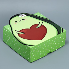 Коробка складная «Авокадо», 25 х 25 х 10 см