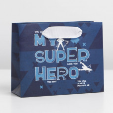 Пакет ламинированный горизонтальный «Super Hero», S 12 × 15 × 5,5 см