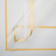 Пленка матовая "Квадрат", золотой, 0,58 х 0,58 м