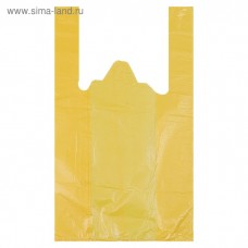 Пакет "Солнечный", полиэтиленовый, майка, 25 x 45 см, 9 мкм