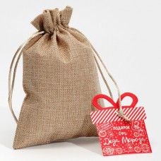 Мешок подарочный «Подарочек», 13 × 18 см