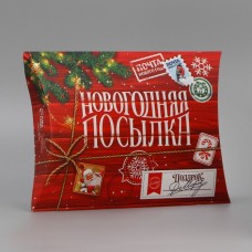 Коробка сборная фигурная «Новогодняя посылка», 26 × 19 × 4 см