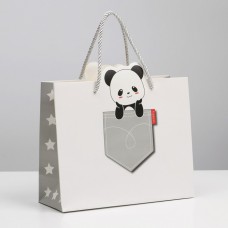Пакет «Маленькая панда», 30 х 11 х 24 см