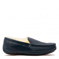 UGG Mens Ascot Leather Navy