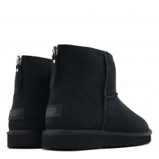 Ugg Mens Classic Mini Zip II Black