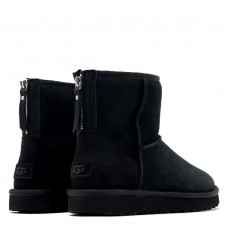 Ugg Classic Mini Zip II Black (без камней)
