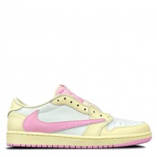Travis Scott x Air Jordan 1 OG Muslin Shy Pink
