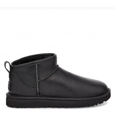 Ugg Classic Ultra Mini Leather Black